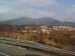 Snow capped mountains outside Barcelona