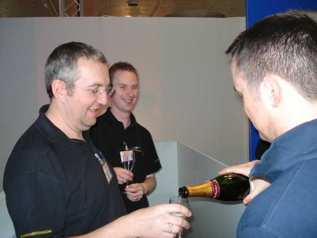 Enjoying French hospitality