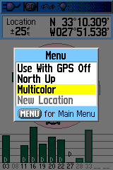 The Garmin GPSMAP 60Cx GPS receiver