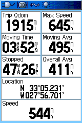 The Garmin GPSMAP 60Cx GPS receiver