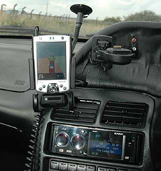 GlobalSat GH101 GPS PDA mount