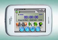 Fujitsu Loox N100 with Navigon SatNav software.