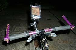 Ram mount on bike