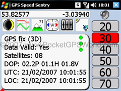 GPS Status Display