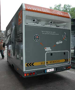 Tele atlas field survey van