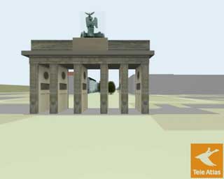 Tele Atlas demo 3D Landmark