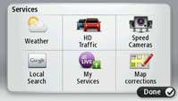 Live Services Menus