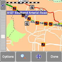 TomTom Navigator for Palm custom POI speed camera