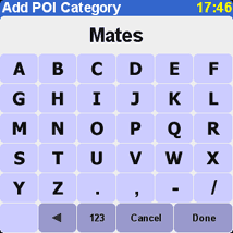 TomTom Navigator for Palm custom POI speed camera
